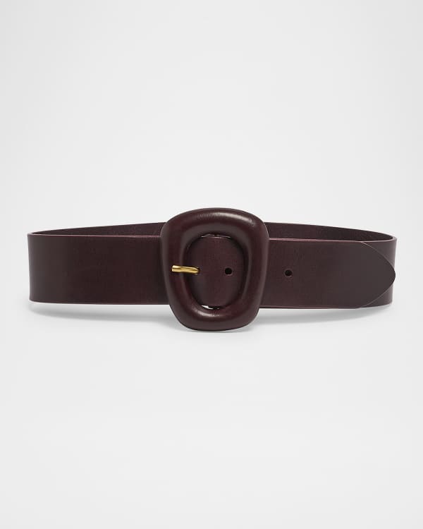 【SAINT LAURENT】BUTTERFLY SUEDE BUCKLE BELT Saint Laurent Butterfly Suede Buckle Belt | Neiman Marcus