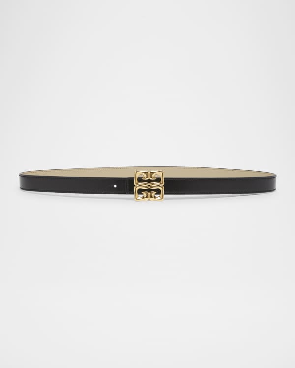 Saint Laurent Cassandre YSL Leather Belt | Neiman Marcus Saint Laurent Cassandre YSL Leather Belt | Neiman Marcus