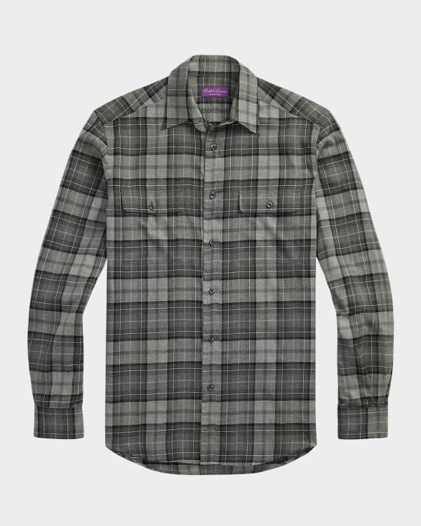Ralph Lauren Purple Label Men's Magic Denim Western Shirt