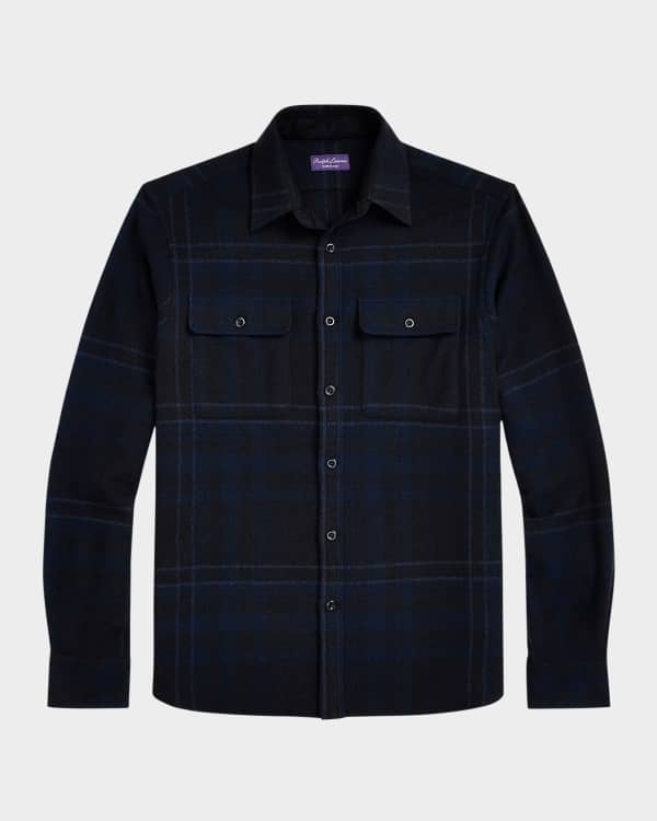Ralph Lauren Purple Label Men's Magic Denim Western Shirt