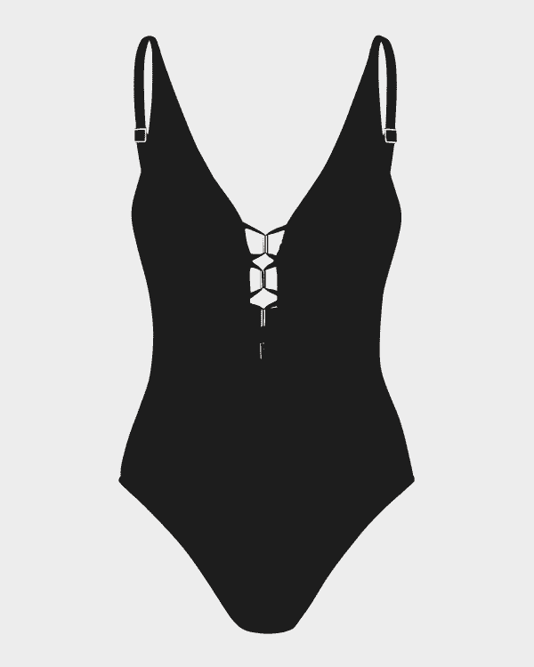 【2024秋冬新作】 Audrey Onia Strapless Swimsuit One-Piece Cutout Crossover スーツ・フォーマル・ドレス