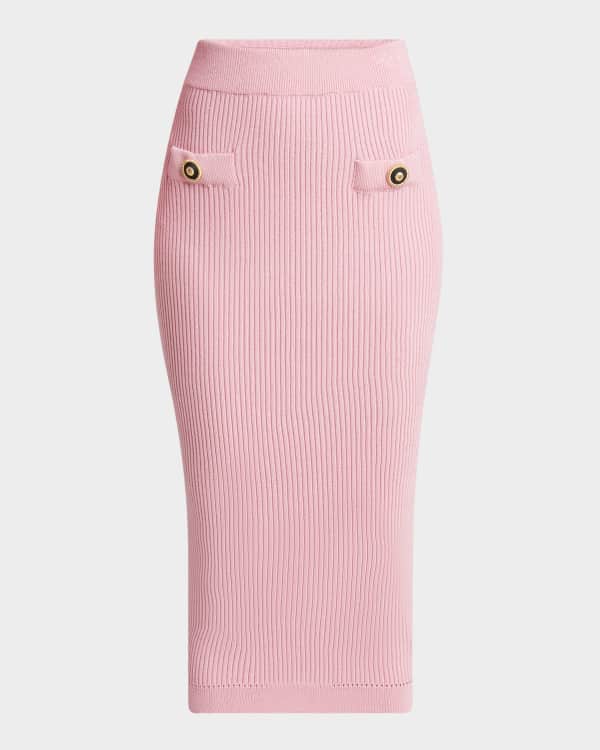 Courreges Multiflex Vinyl Midi Skirt Neiman Marcus