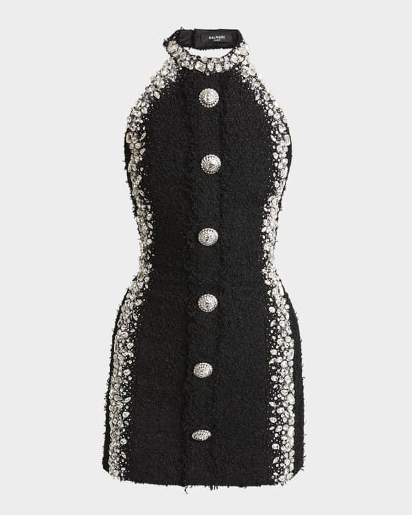 Balmain metallic dress online