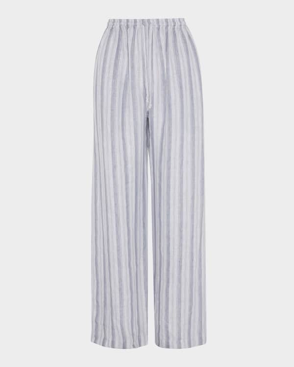 Loro Piana Fobello Baby Cashmere Wide-Leg Trousers | Neiman