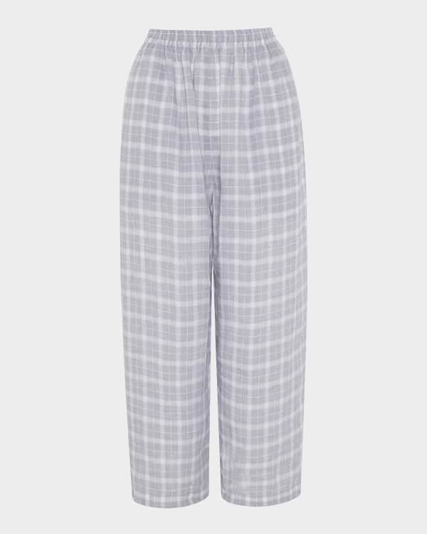 パンツ BRUNELLO CUCINELLI Chino Crop trousers in cotton and linen c Brunello Cucinelli Cotton-Linen Wide-Leg Crop Chino Pants