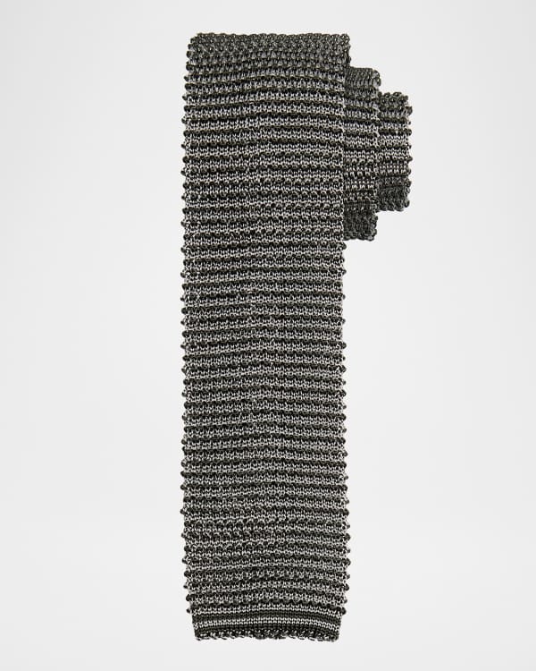 Emporio Armani Men's Woven Jacquard Silk Tie | Neiman Marcus