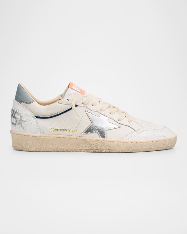 Golden Goose Men's Ball Star Leather Low-Top Sneakers