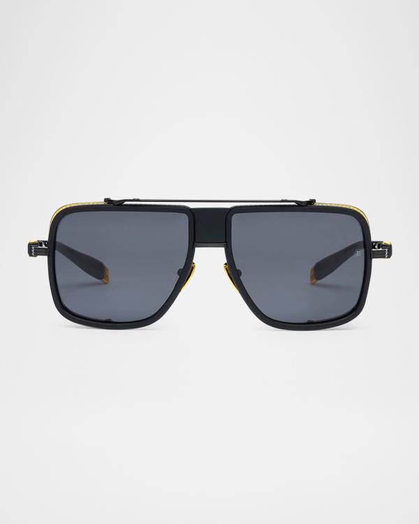 TOM FORD Serena Acetate Aviator Sunglasses | Neiman Marcus display picture 1