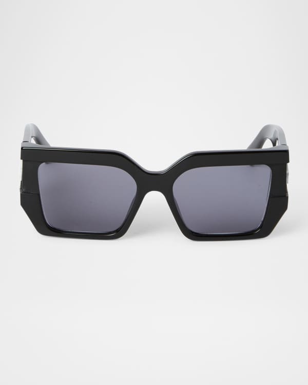 Off-White Men's Jackson Acetate Square Sunglasses | Neiman Marcus