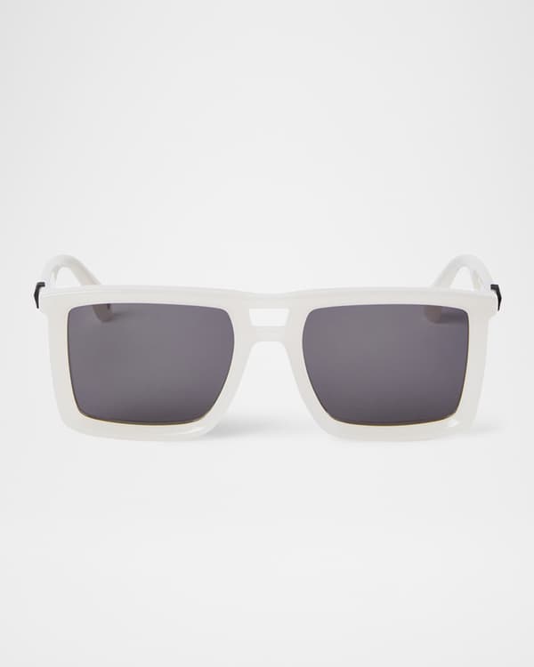 Off-White Men's Jackson Acetate Square Sunglasses | Neiman Marcus