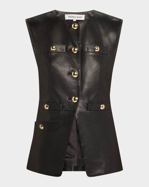 値段が激安 Vest Crepe Oxford Slim Theory | Marcus Neiman トップス