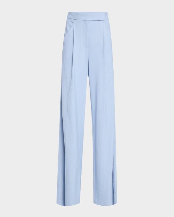 Veronica Beard Millicent Metallic Suiting Pants | Neiman Marcus