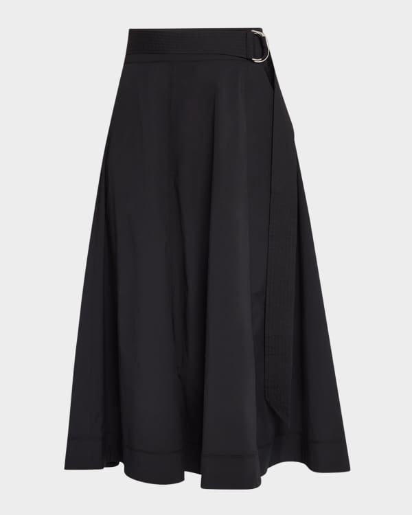 A.L.C. Tessa Ruched Midi Skirt | Neiman Marcus