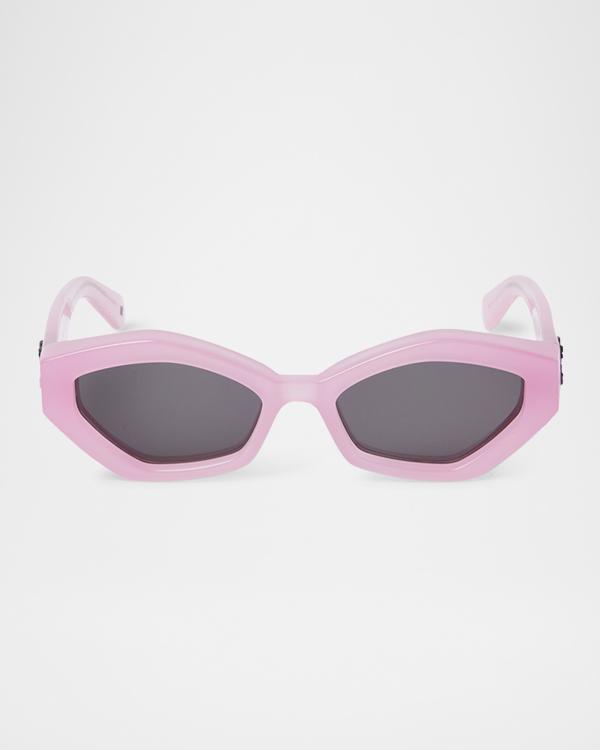 Off-White Hilo Arrow Cat-Eye Sunglasses | Neiman Marcus display picture 2
