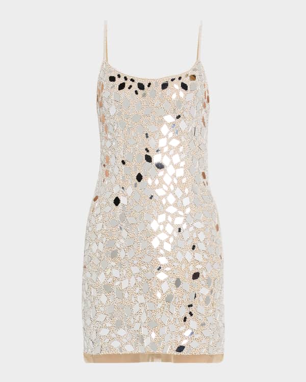 Liv Foster Fully Beaded Dress - Magenta main image 1
