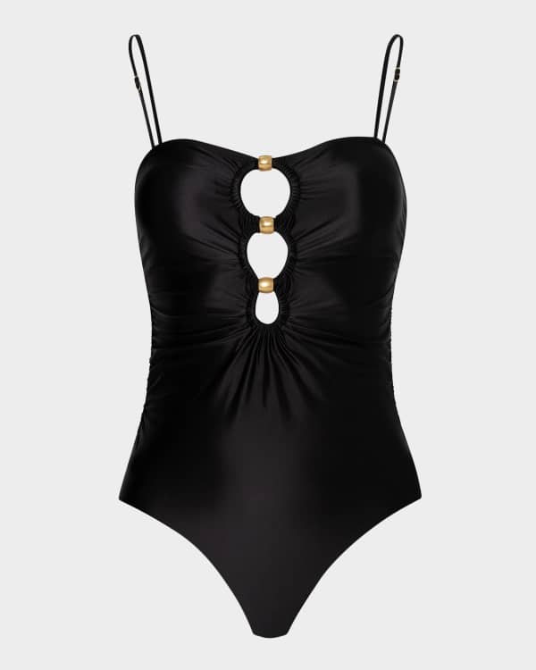 Solid and striped nina one piece shop
