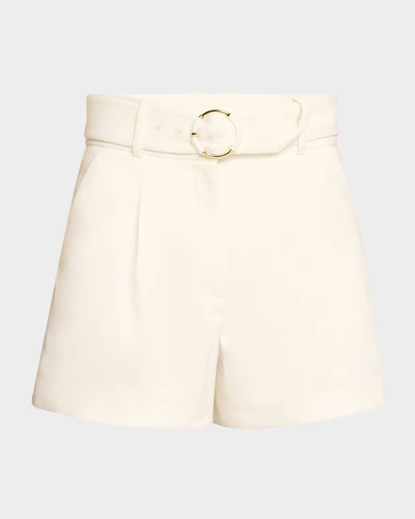[RECTO] STRUCTURED DRILLED COTTON SHORTS (BEIGE) 送料込 RECTO Structured Drilled Cotton Shorts | Shopbop
