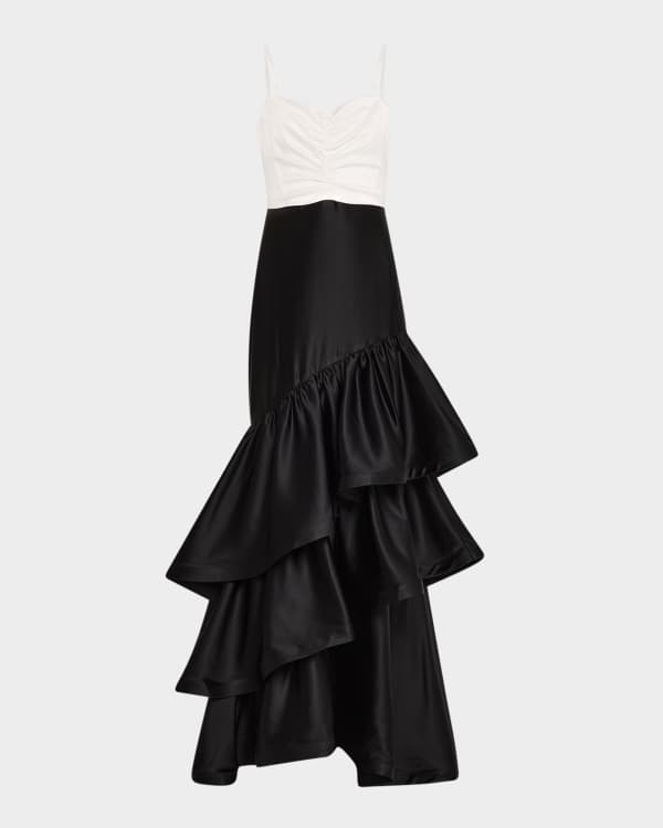 【Alexander McQueen】★one-shoulder ruffle-hem dress Alexander McQueen Ruffle One Shoulder Dress| LN-CC