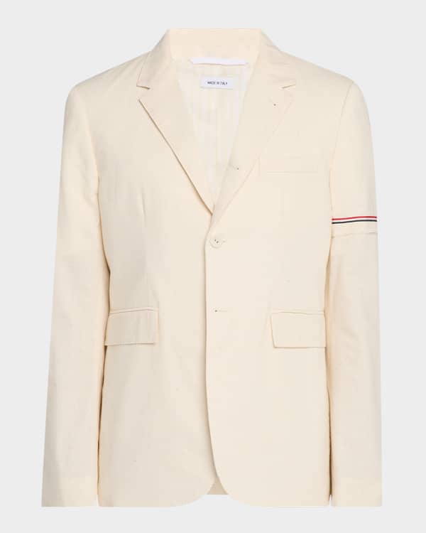 JW Anderson Men's Oversized Velvet Blazer | Neiman Marcus