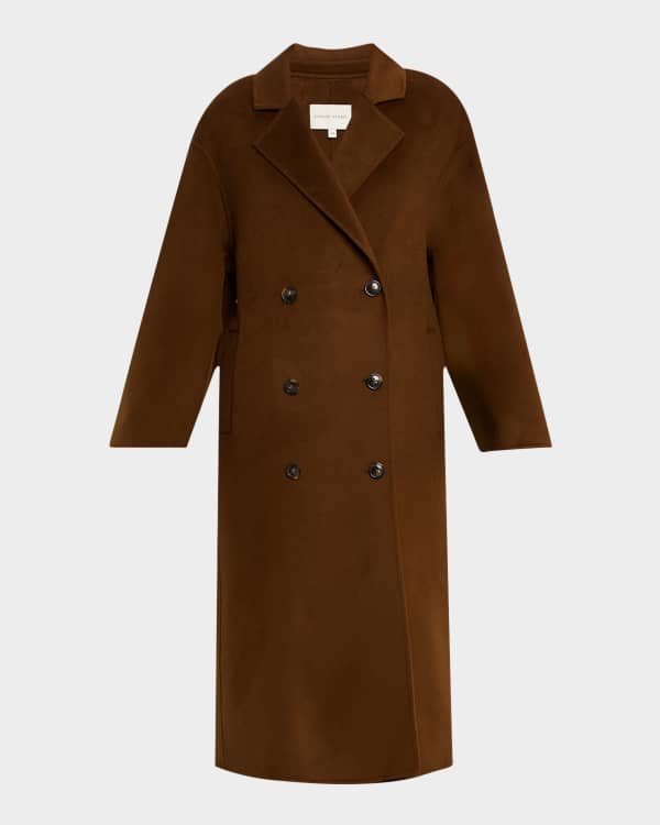 Restock] doubleface muffler wool coat / doubleface over wool