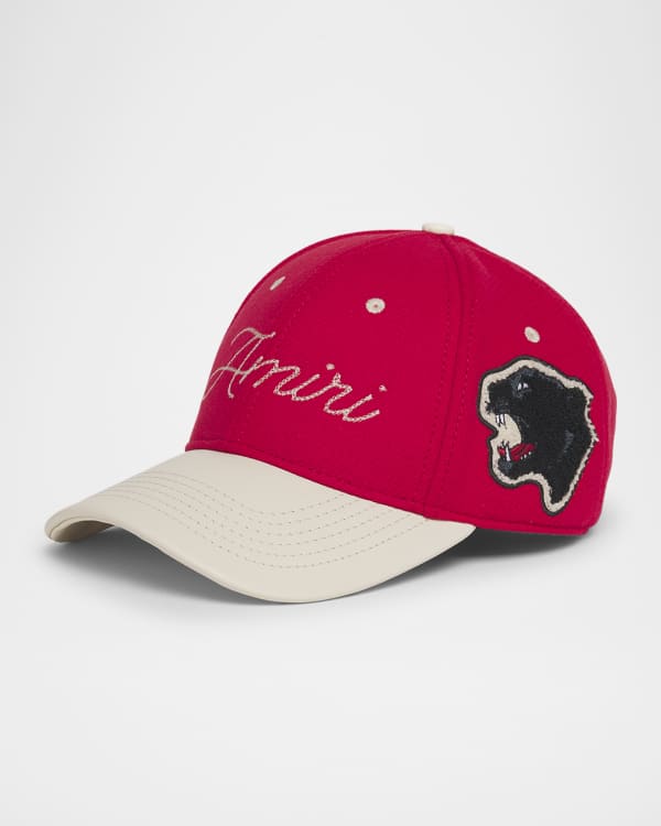 Amiri Men's Two-Tone Canvas MA Baseball Cap | Neiman Marcus