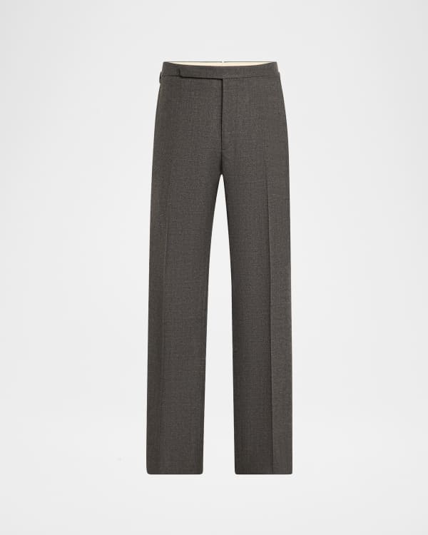 パンツ LE FLEUR x LACOSTE CHECK PLEATED TROUSER Lacoste Co Le Fleur* X Pleated Regular-fit Woven Trousers in