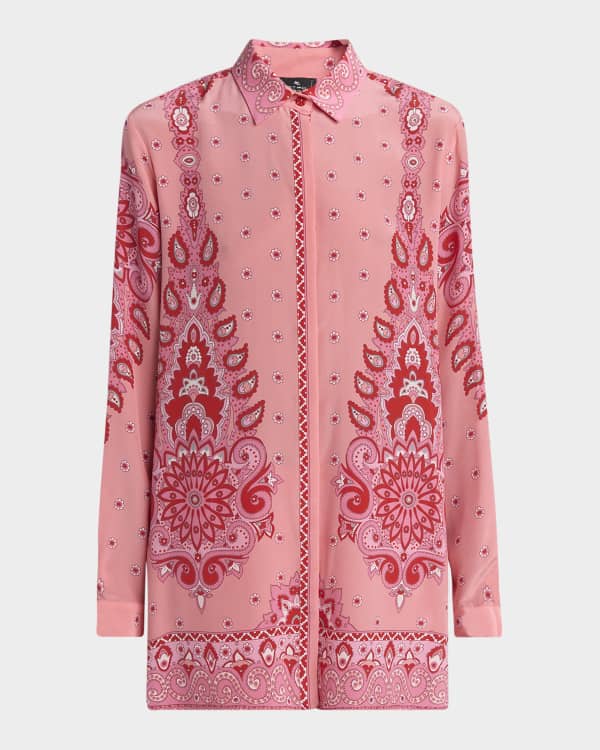 美品♡ポワ pois gather 2way blouse pink 新品 Sima Notch Neck Frill Detail Blouse - Powder Pink | Baukjen