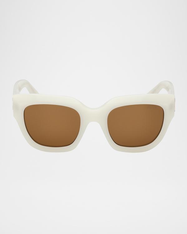 Pucci Cut-Out Logo Metal & Plastic Shield Sunglasses  display picture 1