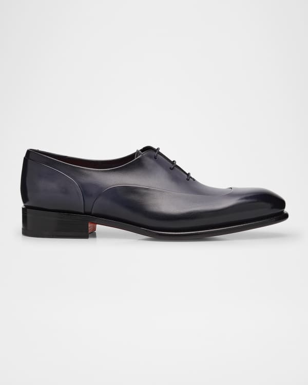 ローファー・オックスフォード PRADA DIAPASON DERBY SHOES IN BRUSHED LEATHER Prada Men's Diapason Brushed Leather Derby Shoes | Neiman Marcus