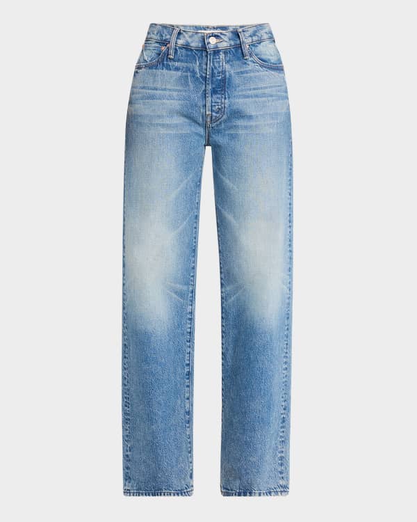デニム・ジーパン MOTHER THE HUSTLER ROLLER JEANS MOTHER The Hustler Roller Sneak Jeans | Neiman Marcus
