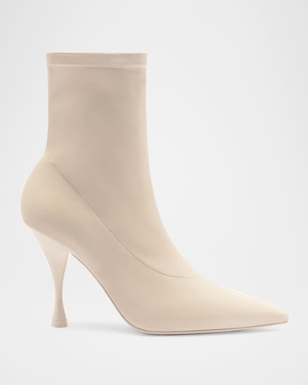Sam Edelman Kinzey Leather Kitten Heel Booties Neiman Marcus