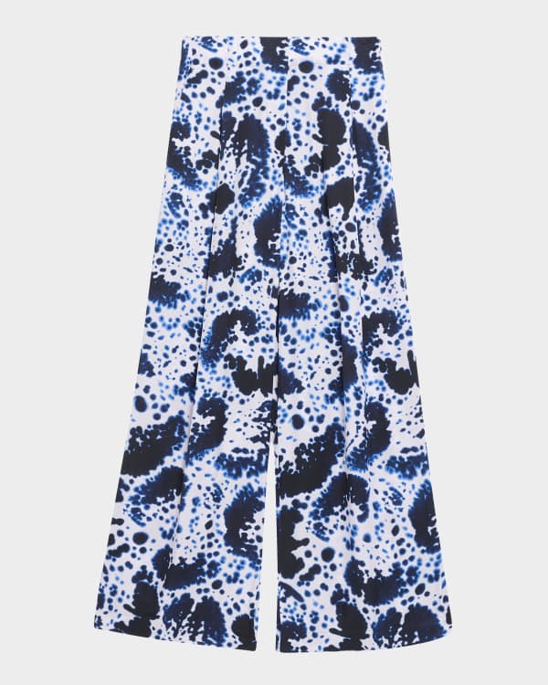 Dries Van Noten Hadium Pleated Wide-Leg Sweatpants | Neiman