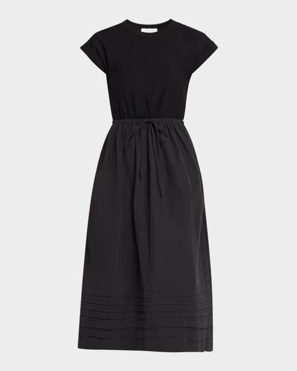 Max Mara Studio Kabuki Sleeveless Tiered Lace Midi Dress