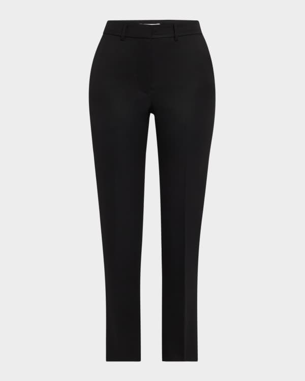 パンツ Alexander Mcqueen Pink Crepe Cigarette Pant Women's Leaf Crepe Cigarette Trousers in Pink | McQueen US