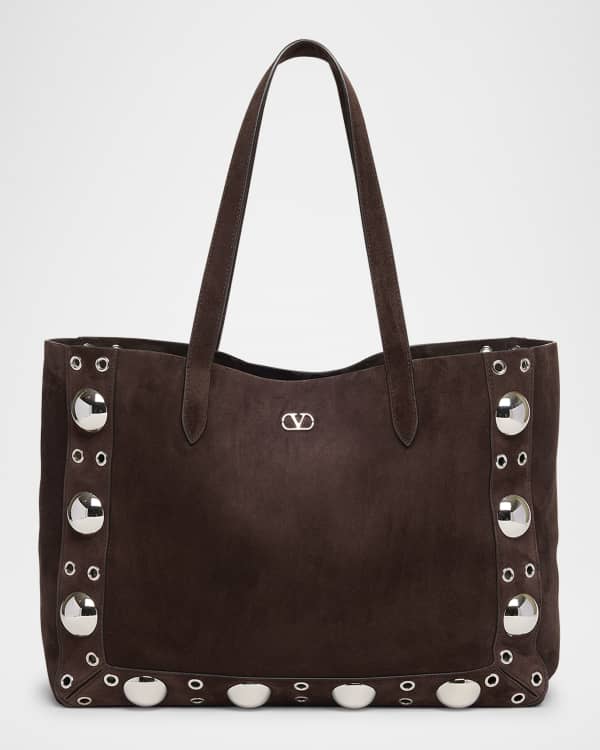 Valentino Garavani Medium VLOGO Sequined Fringe Tote Bag