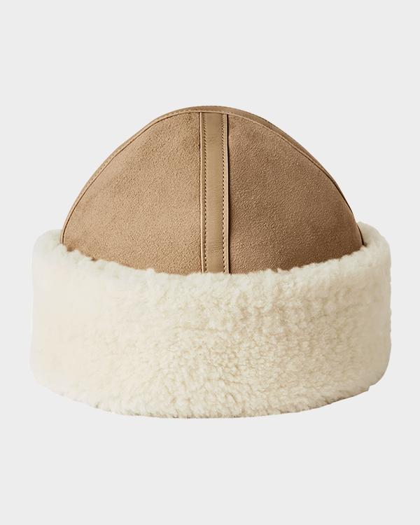 Sofia Cashmere Leopard Print Cashmere & Faux Fur Pom Beanie  display picture 2