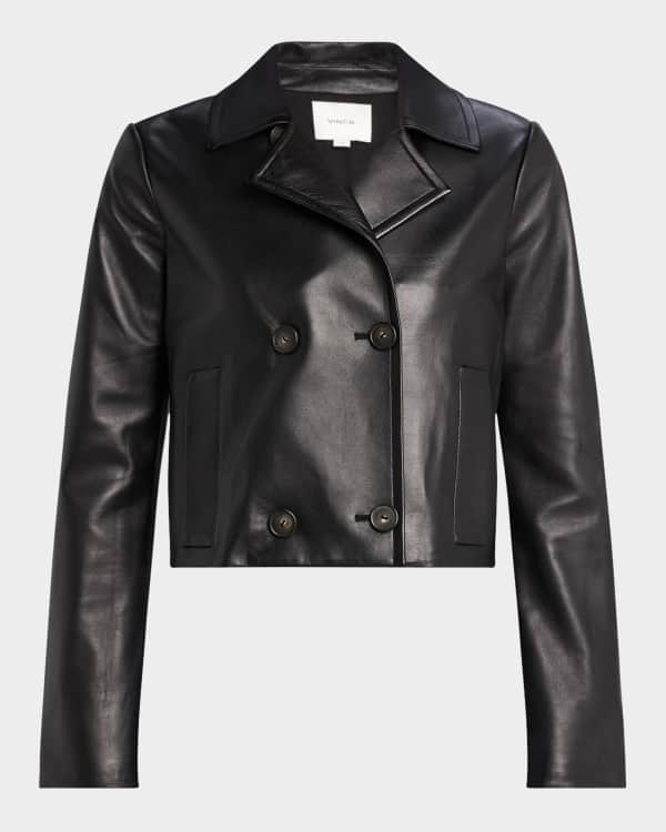 Leather-Like Moto Jacket