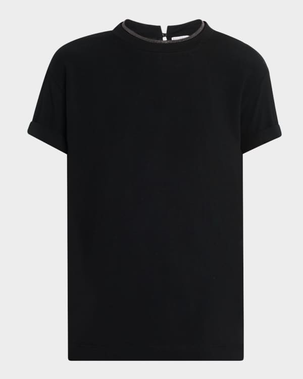 Brunello Cucinelli Monili-Pocket Short-Sleeve T-Shirt