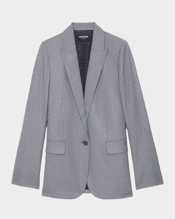Zadig & Voltaire Vegy Floral Jacquard Blazer | Neiman Marcus