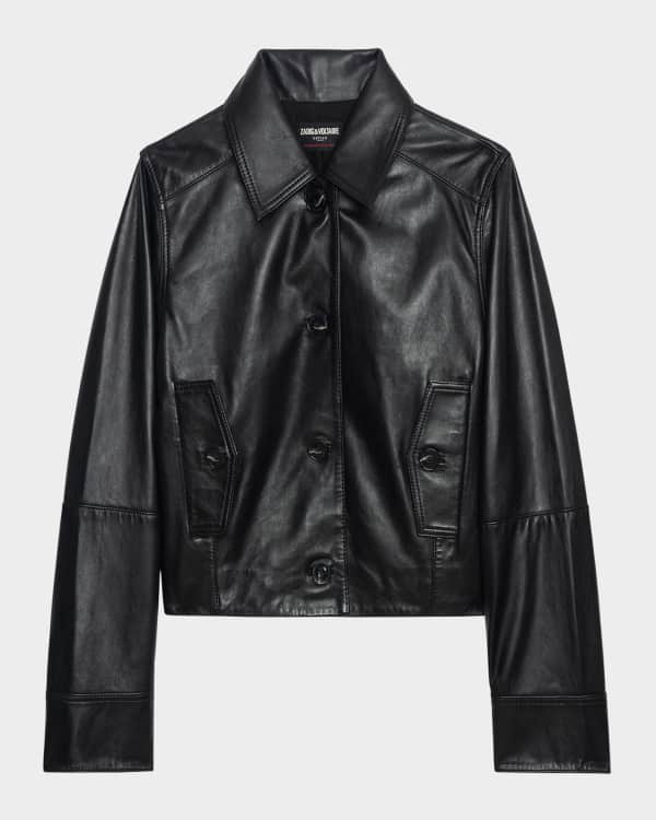 今ならほぼ即納！ Zadig & Marcus Neiman | Jacket Shirt Leather Liam Voltaire ジャケット・アウター