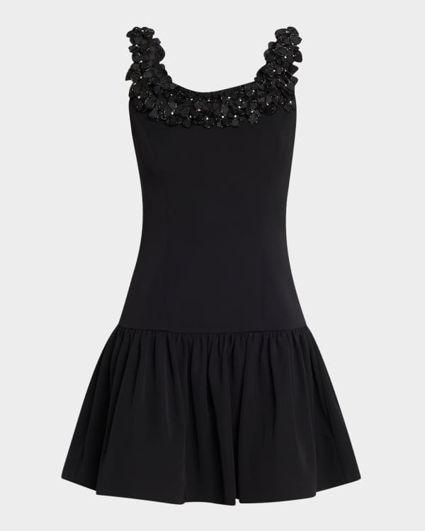 Nina mini dress【BLACK】 Vix Solid Nina Mini Dress | Neiman Marcus