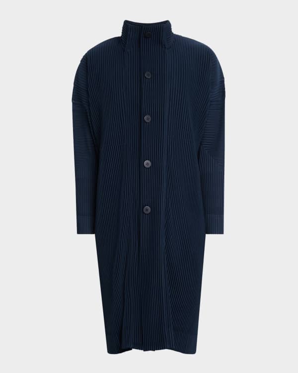 Homme Plisse Issey Miyake Men's Edge Lightweight Trench Coat