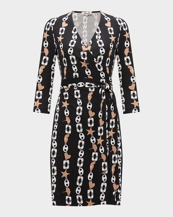 Diane von Furstenberg Chelsea Jacquard Knit Mini Dress