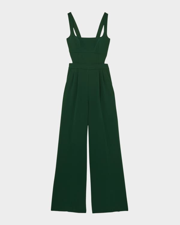 SHO by Tadashi Shoji Sleeveless Cutout Sequin Jumpsuit