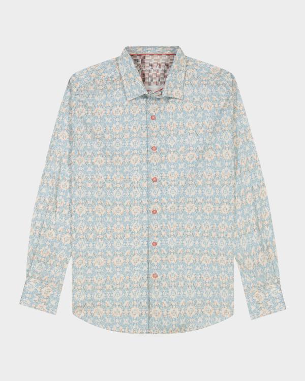 Robert Graham Men's Walcott Long Sleeve Woven Shirt - View #6