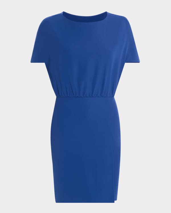Tadashi Shoji Pintuck Bodycon Lace & Crepe Dress | Neiman Marcus