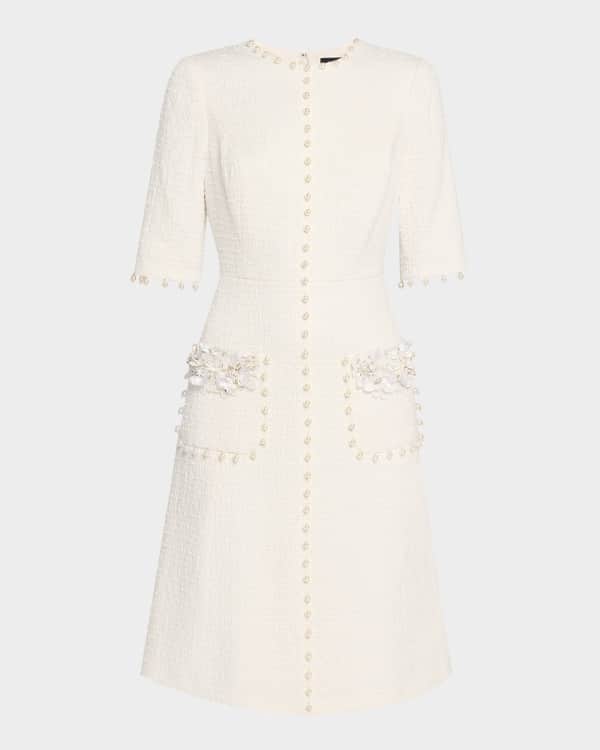 パーティードレス FABIANA FILIPPI Knitted mini dress with sequin edging Fabiana Filippi Knitted Mini Dress With Sequin Edging in