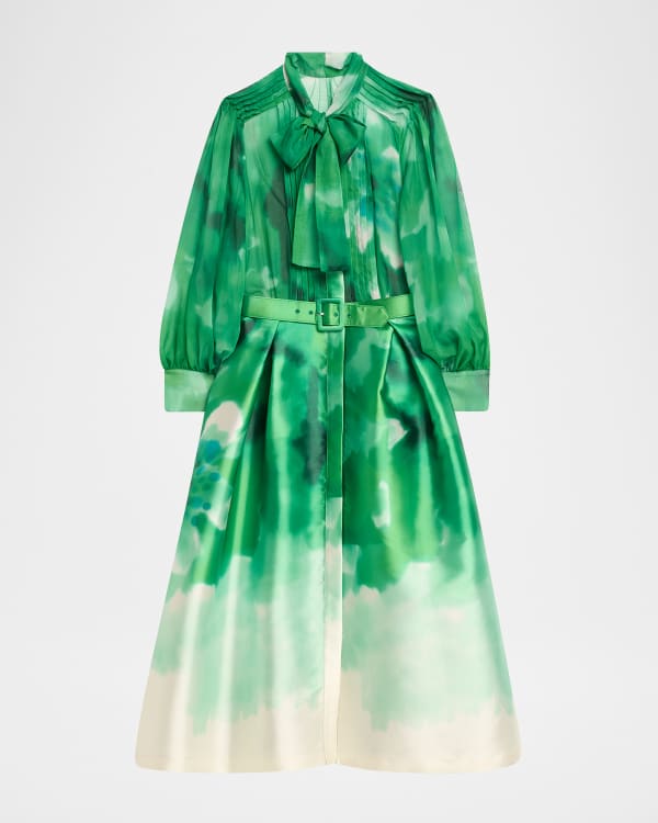 aidan mattox green sequin dress Aidan Mattox Long Sleeve Sequin Dress