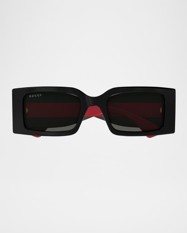 Gucci Embellished Acetate Cat-Eye Sunglasses | Neiman Marcus