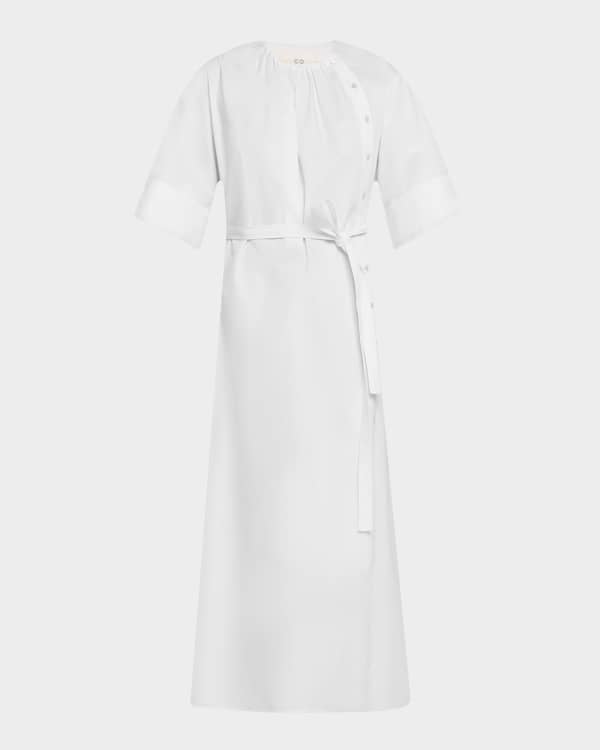 Linen Midi Short Chambray main image 1